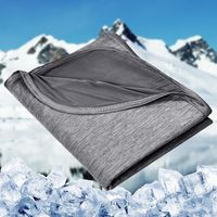 Kühlende Decke für Menschen, die nachts schwitzen: Dünne, leichte, atmungsaktive und weiche, doppelseitige Kühldecke für den Sommer, lindert nächtliches Schwitzen.