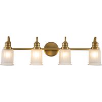 Elstead Quoizel Swell Lampada da parete in ottone spazzolato, IP44