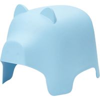 SoBuy Sedie Bambini Sgabello Bambini Sedia Colorate, Forma di Maiale,Altezza 42 cm, Blu KMB14-B