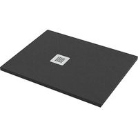 ERCOS Piatto doccia rettangolare 70x100 nero effetto pietra codice prod: BPMARKSTON7010