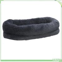 Lit pour chien humain - FAFEICY - Rond - 185x120x30 cm - Antidérapant - Lavable en machine