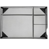 de rangement avec mailles noires au support de documents