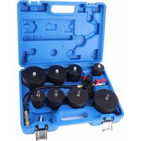 GARRYFIZH Kit testeur de fuite de système turbo 9 pièces, avec manomètre pour test de pression d'air et de suralimentation