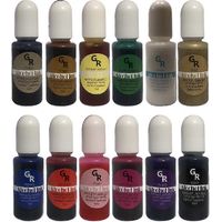 Kit de pigments pour résine à alcool, colorant liquide pour résine UV, encre artistique par diffusion de colorant, résine à base de résine alcoolique