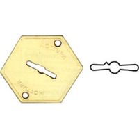 MOSTRINA ESTERNA IN OTTONE 95147 mm.52x64 (95147004C1) MOTTURA