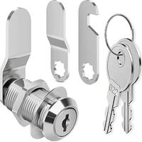 25mm serrure de boîte aux lettres avec clé différentes, verrou à came, serrures meuble, serrures placard, verrou placard, serrure casier verrous pour tiroir verrous pour porte d'armoire