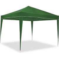 Carpa California 3x3m de aluminio plegable Verde. Jardín, playa, campo, terraza