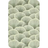 ALFOMBRILLA PARA EL VÁTER Abanico - Hoja - Verde 40x60 cm