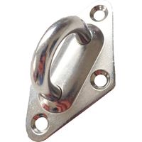 Pontet Ø8 en inox pour la fixation murale des voiles d'ombrage GARD&ROCK