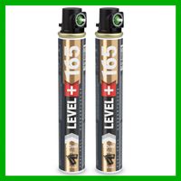 LEVEL+ Gaskartusche 165mm 80ml Fuel Cell Ersatzgas für Nagler L+165 GRÜN - 2 St.