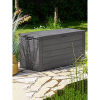Garden storage box anthracite 280l 116x43x55cm