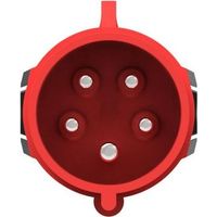 NRGkick 20001001 Adattatore di Alimentazione CEE 32A 5 Poli 3 Fasi 22 kW 400 V IP67 colore Rosso