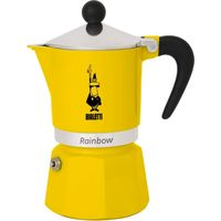 Cafetiere italienne - BIALETTI - RAINBOW - 6 tasses - 0,30 L - Jaune