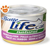 Life Gatto, Ricette in Lattina 150gr Pollo e Prosciutto di Pollo