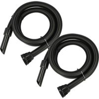 vhbw 2x Tuyau compatible avec Numatic Charles, CT370-2, HL15, HVB160-12, ERP180-11, ERP180, George aspirateurs - 2,7 m, avec raccord circulaire 32mm