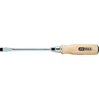 Kstools – Tournevis de précision 10 mm – Lame en chrome vanadium avec pointe brunie – Poignée ergonomique en bois de hêtre – Longueur 300 mm