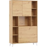 Escritorio plegable MEGAN 2 oficina doméstica roble artesanal