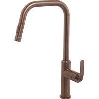 JTP Decor Kitchen Sink Mixer Tap Pull Out Single Lever - Brushed Bronze