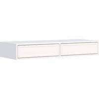 Selsey VELVETO - Coiffeuse 2 tiroirs - 110 cm - blanc