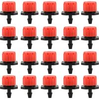 100PCS Goutteurs Irrigation Goutte à Goutte dripper, Buses de Gicleurs émetteur Jardin, Arrosage Goutte à Goutte Automatique 360° Réglable