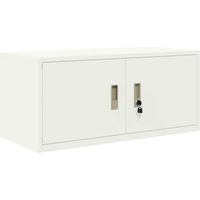 Armoire De Chambre - Armoire de rangement Blanc 90 x 40 x 40 cm Acier fr7344 - Maison La Vie