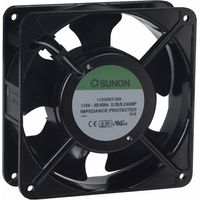 Lüfter 115Vac Maße 120x120x38mm 2 Klemmen Reibung SP100A 1123XST.GN