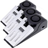 3er-Pack Sicherheitskeil Türstopper Alarm Reisesicherung Heimsicherheitsalarm 120 dB (3er-Pack)