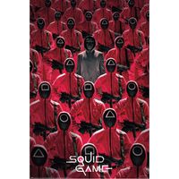Poster il gioco della folla di calamari