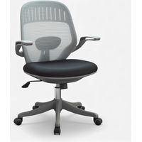 Ergonomischer und neigbarer Bürostuhl mit Netzdesign Ergo - Grau
