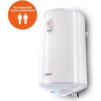 Chauffe-eau électrique 100L vertical – Monophasé avec serpentin – Isolation efficace pour consommation maîtrisée – 2000W – Tesy