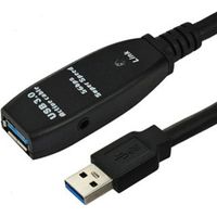 MicroConnect Aktives USB 3.0 Verlängerungskabel 5 m