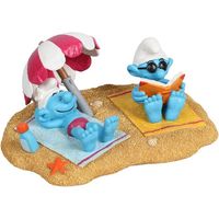 Aqua-Della Figurina Puffi Decorazione Acquario Colorata