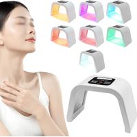 7 Couleurs Masque Machine Faciale LED Thérapie Visage Masque facial PDT Photon Thérapie Lampe de soins de la peau