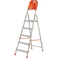 Escalier En Aluminium Pour Usage Domestique à La Maison Ladder Gierre Avec étagère -5 Cépages -