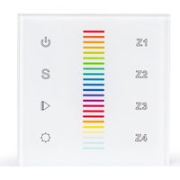 Panel De Control Táctil "Sunricher" - 4 Zonas - RGB -