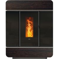 Riservato Bosello Termostufa a Pellet 18,4 Kw KLOVER DIVA SLIM WOOD Stufa Idro - Rovere