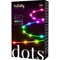 Twinkly 60 Dots luci LED Multicolore Intelligenti 3 metri - Cavo Trasparente