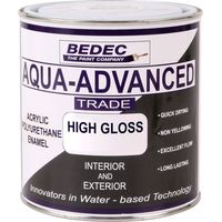 Bedec Aqua Advanced Paint Gloss - Black - 2.5 Litre