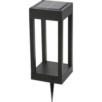 Lampadaire d'extérieur solaire Megatron MT70010 LED LED intégrée 0.6 W noir