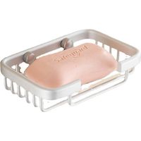 Gancho para baño con jabonera y jabonera de aluminio para montaje en pared