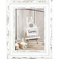 Zep sy968 W Fotorahmen aus Holz 15 x 20 cm Rivoli White Holz Weiß, Beige 24 x 19 x 1, 8 cm