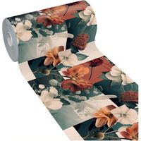 Tapis De Cuisine Anti Taches Pvc Imprimé Numériquement Doux Antidérapant Lavable DIS N - 51x160 cm