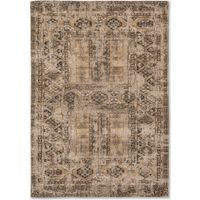 BAKHTIARI DESIGN - ALFOMBRA CLÁSICA ANTICUARIA - Hecha en Bélgica - Acabado a Mano - Antideslizante Natural - 100% Algodón - Agha Oro Viejo - 140 x 200 CM