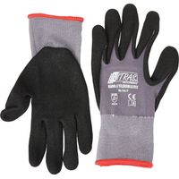 NITRAS 8800 Flexible Fit - Guanti da giardinaggio, 3 paia, taglia 7/M, rosso
