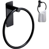 Serviettes Mural Rond, Porte-Serviettes, Anneau à Serviettes, Anneau de Serviette Mural, Anneau Porte-Serviettes Mural en Acier Inoxydable 304, Porte Serviette Rond pour Salle de Bain,Cuisine