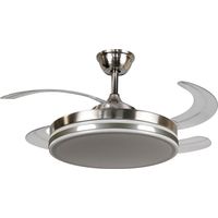 VENTILADOR TECHO 59W TRACE NIQUEL Ø107