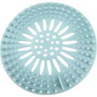 Abflussstopfen gegen Verstopfung für Waschbecken und Badezimmer, Haarfilter, blau