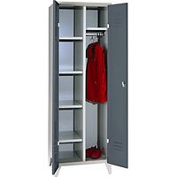 Wolf Armadio per pulizie Berlin 2 largh 600 mm 4 ripiani