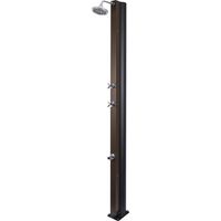 Douche de piscine solaire 30L avec rince pieds-4c2b11-Marron-15 --