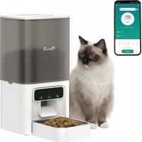 Distributore Automatico di Cibo per Gatti 4.5L con APP e Registratore Vocale